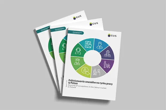 Mock-up of the publication ‘Occupational Diversity in the Polish Labour Market’