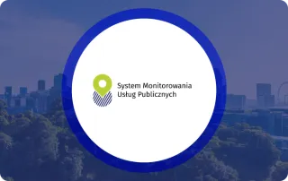 Powiększ obraz: Logo Systemu Monitorowania Uslug Publicznych